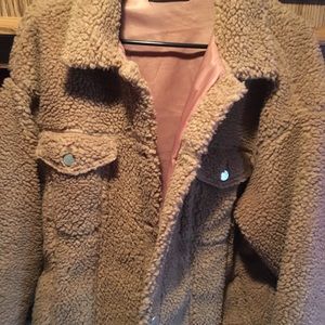 Miss guided fuzzy coat 🧥